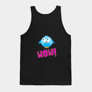 Wow bird Tank Top